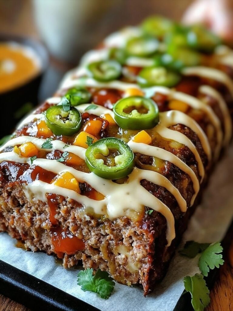 Smoky Jalapeño Popper Meatloaf Recipe