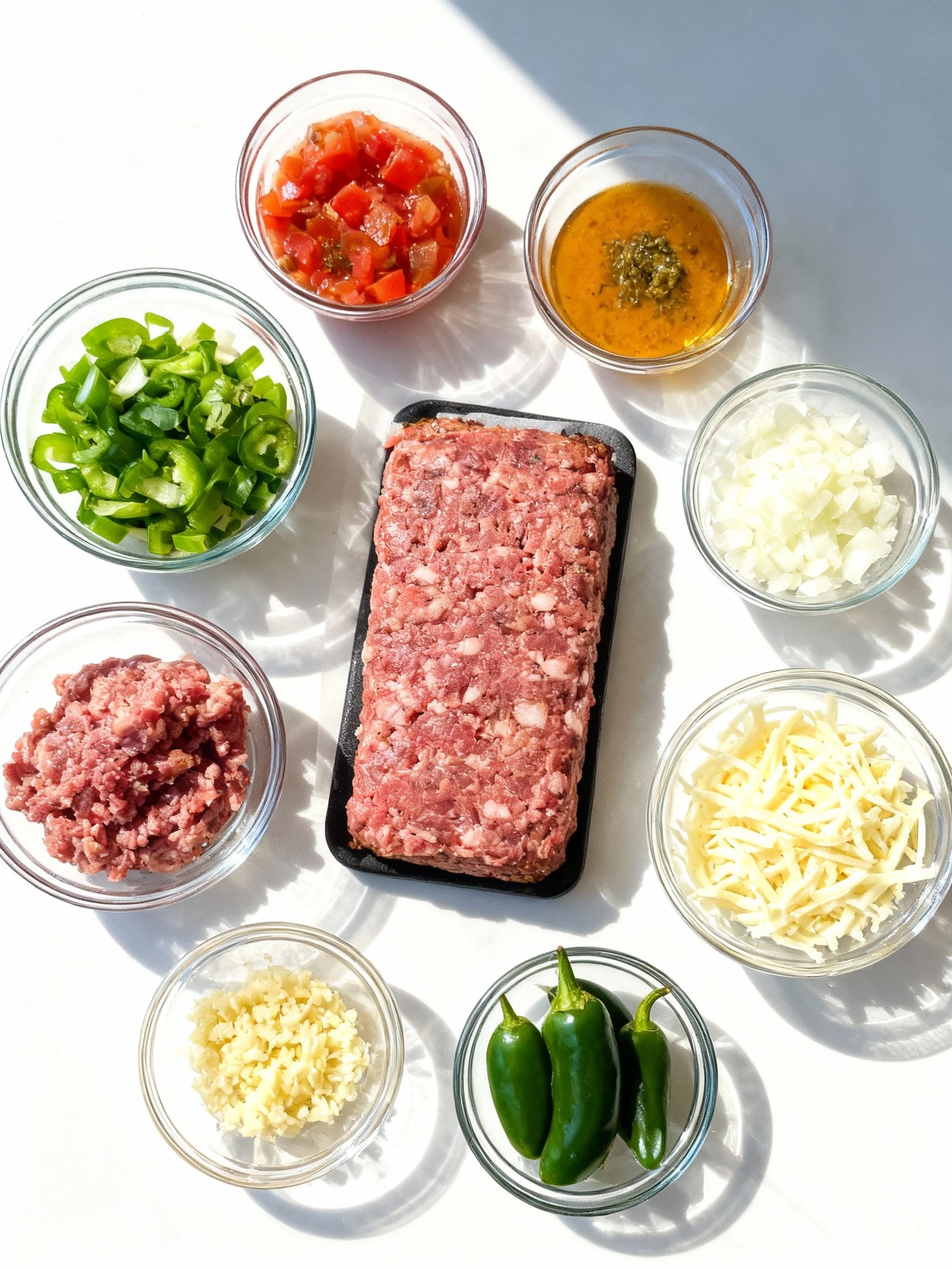 Smoky Jalapeño Popper Meatloaf ingredients