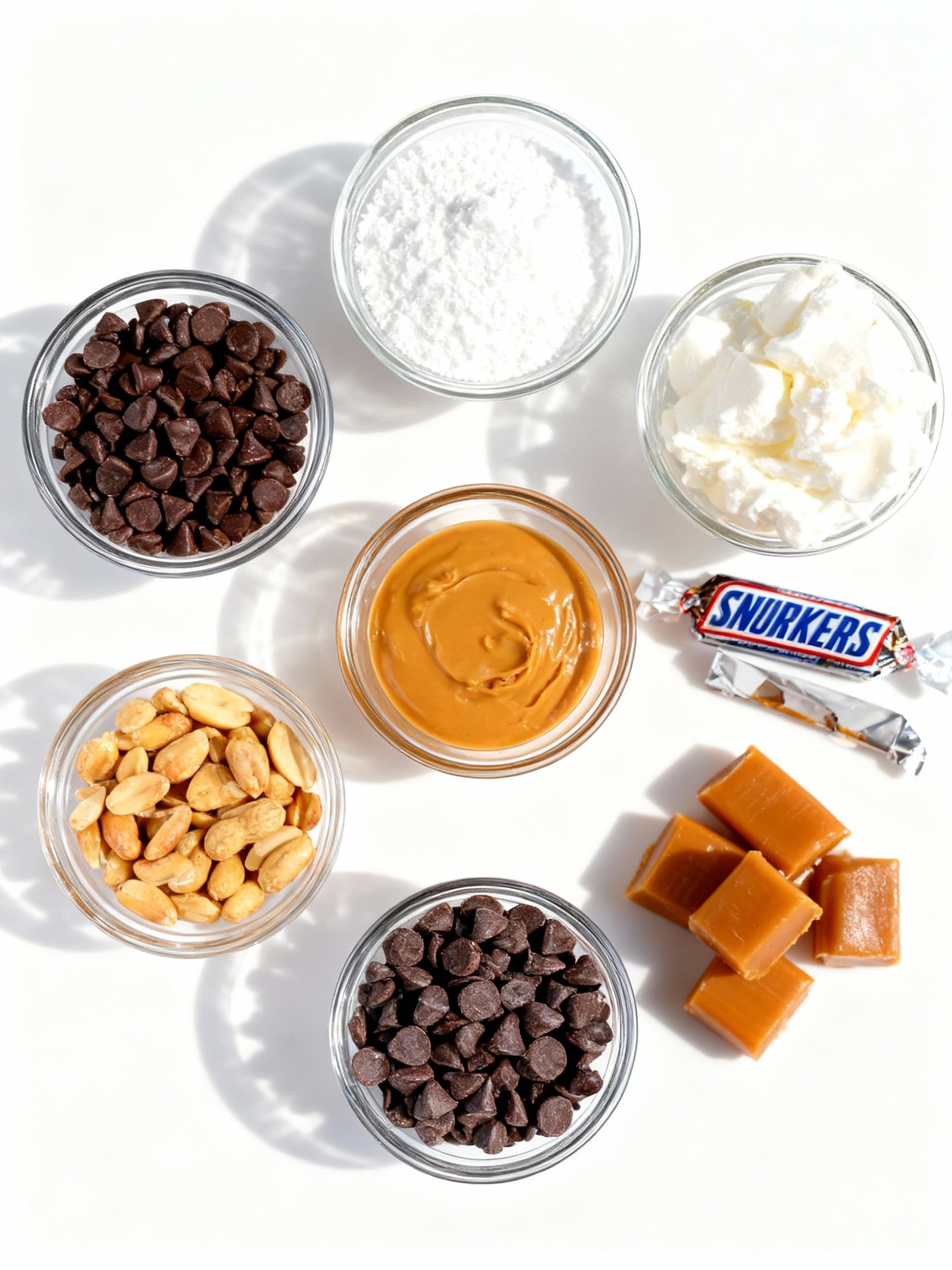 These Snickers Bars are pure decadence Kim says, ingredients