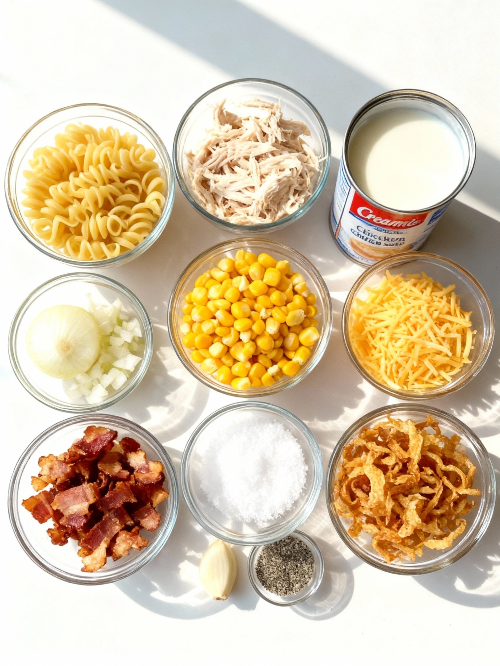 ULTIMATE Chicken Casserole ingredients