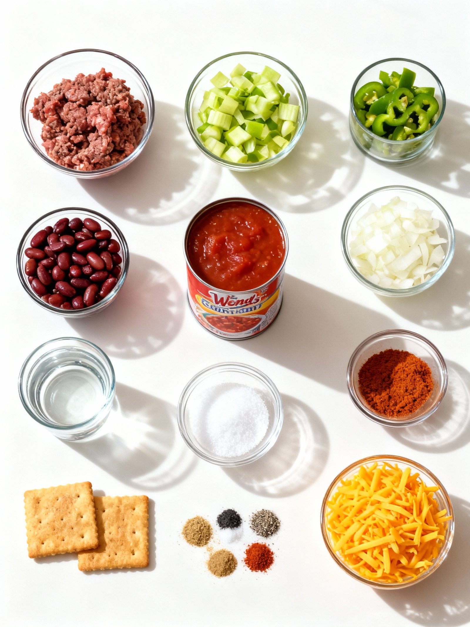 Wendy's Chili ingredients