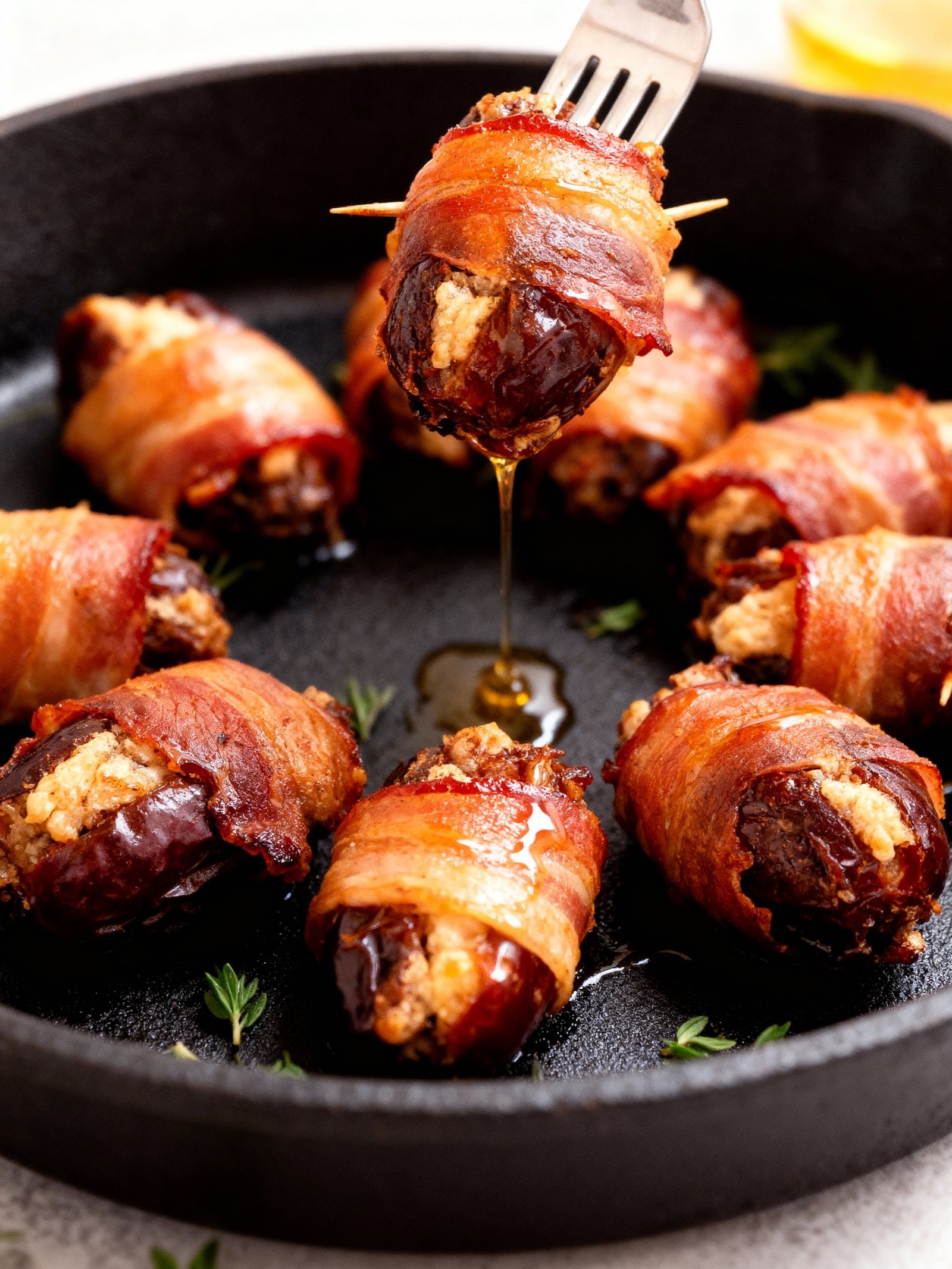 Bacon Wrapped Dates finished