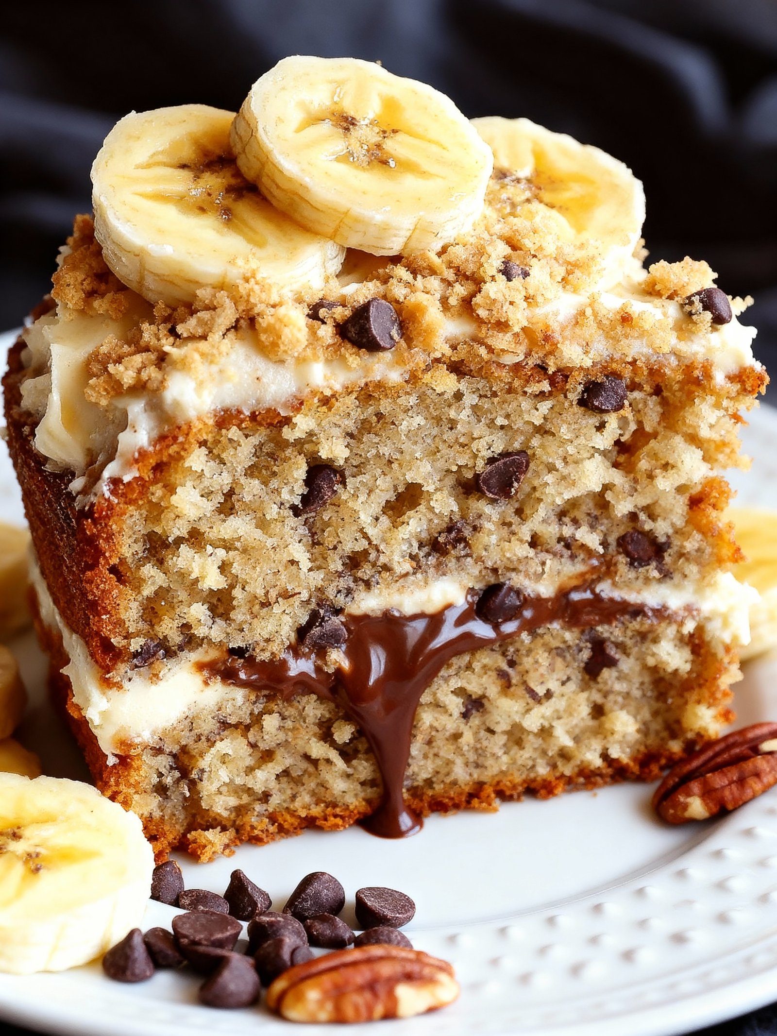 Banana Bread Cake finished