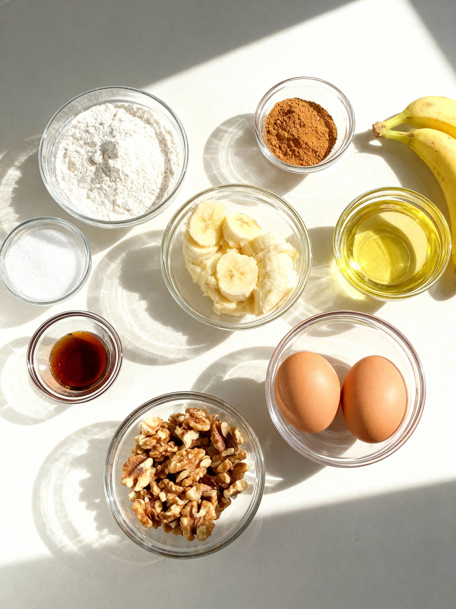 Banana Walnut Dream Cake ingredients