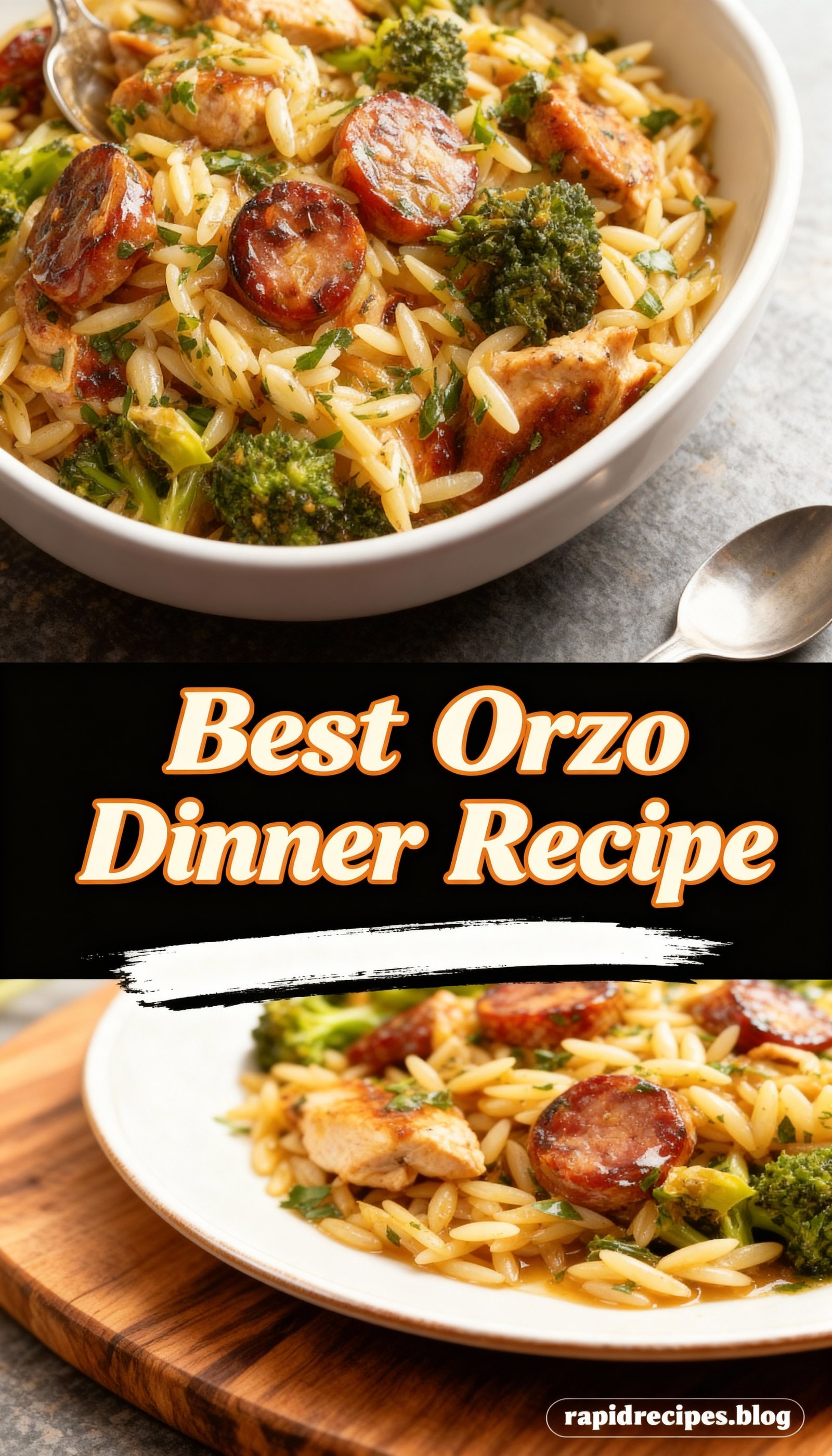 Best Orzo Dinner Recipe finished