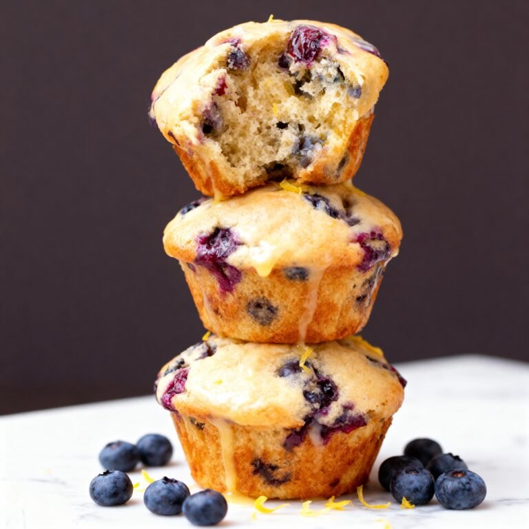 Lemon Blueberry Muffins Recipe
