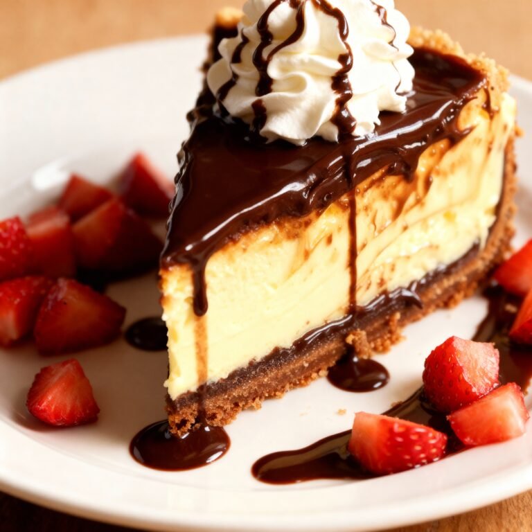 Boston Cream Pie Cheesecake Recipe