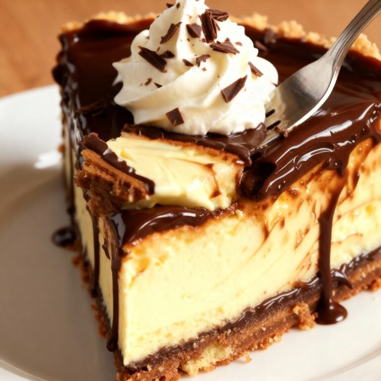 Boston Cream Pie Cheesecake Recipe