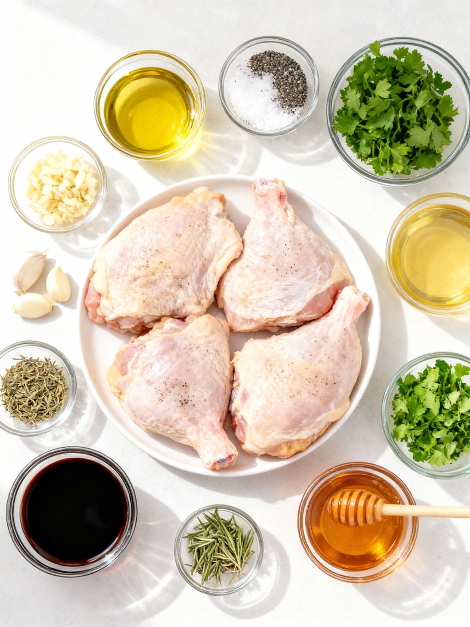 Braised Chicken ingredients