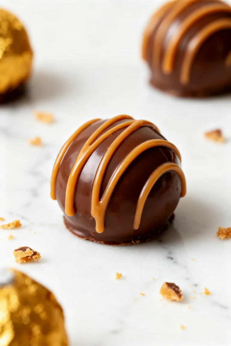 Butterfinger Chocolate Caramel Truffles