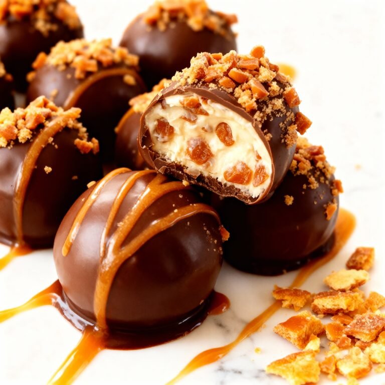 Butterfinger Chocolate Caramel Crunch Truffles Recipe