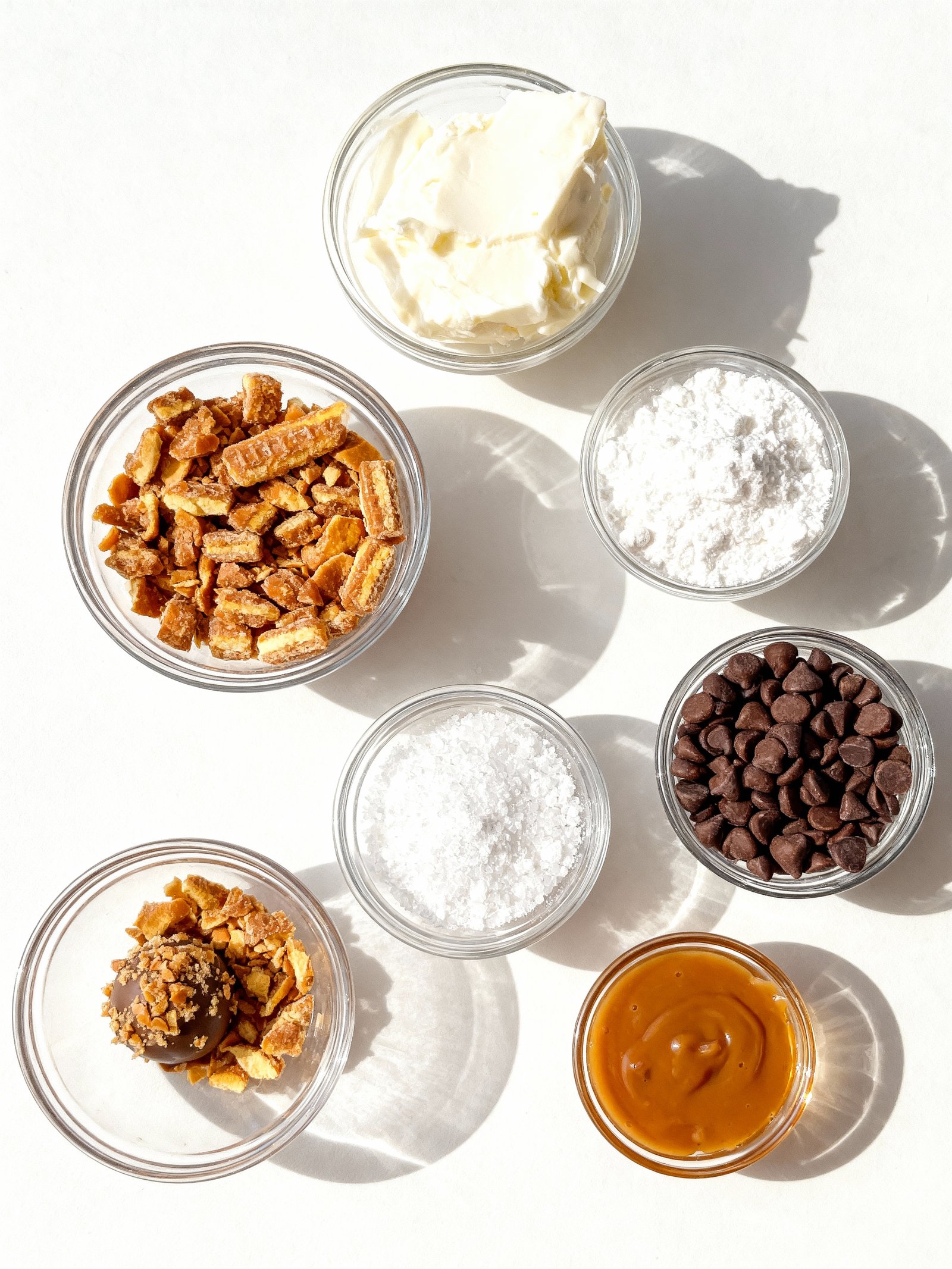 Butterfinger Chocolate Caramel Truffles ingredients