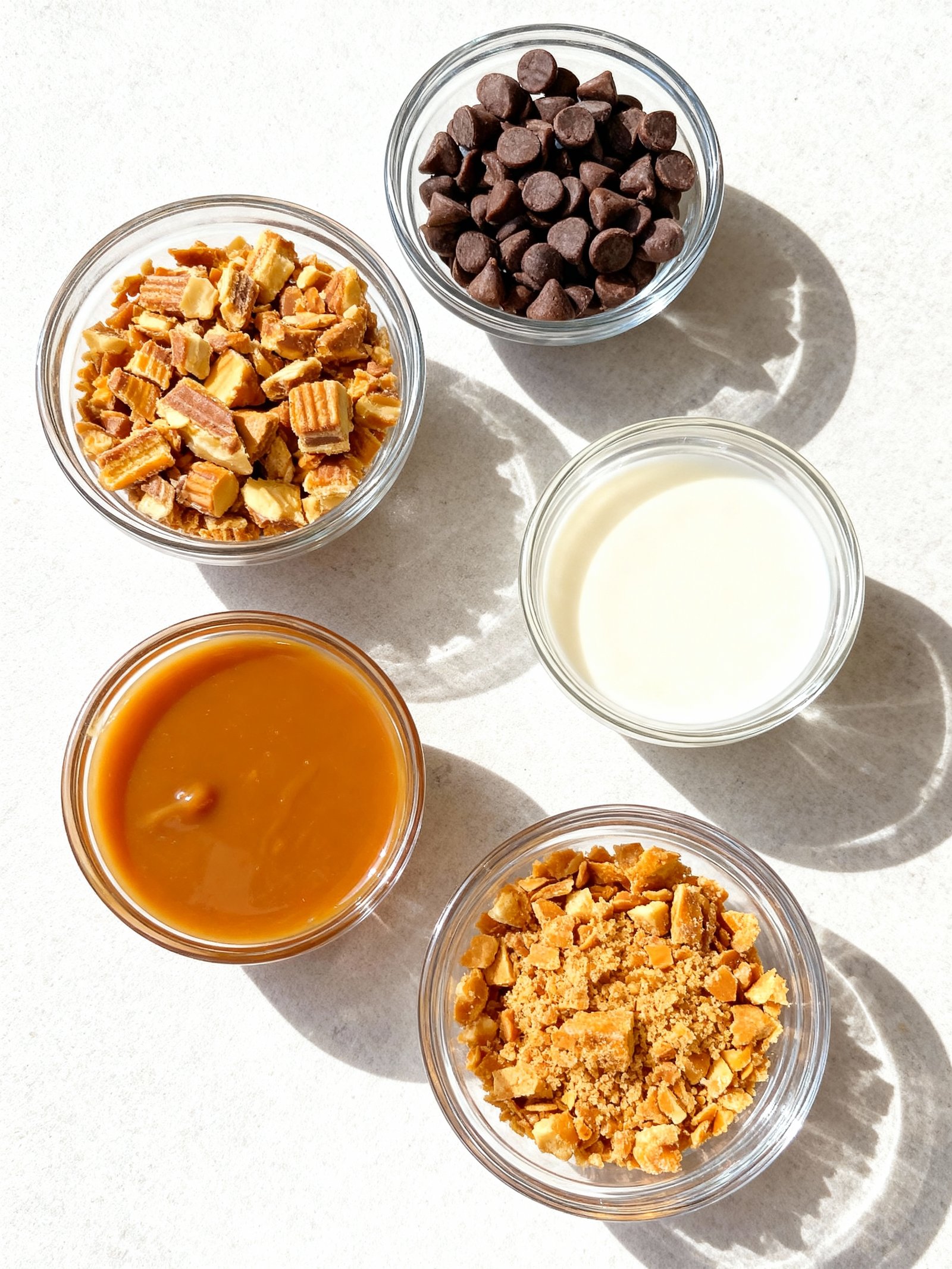 Butterfinger Chocolate Caramel Truffles ingredients