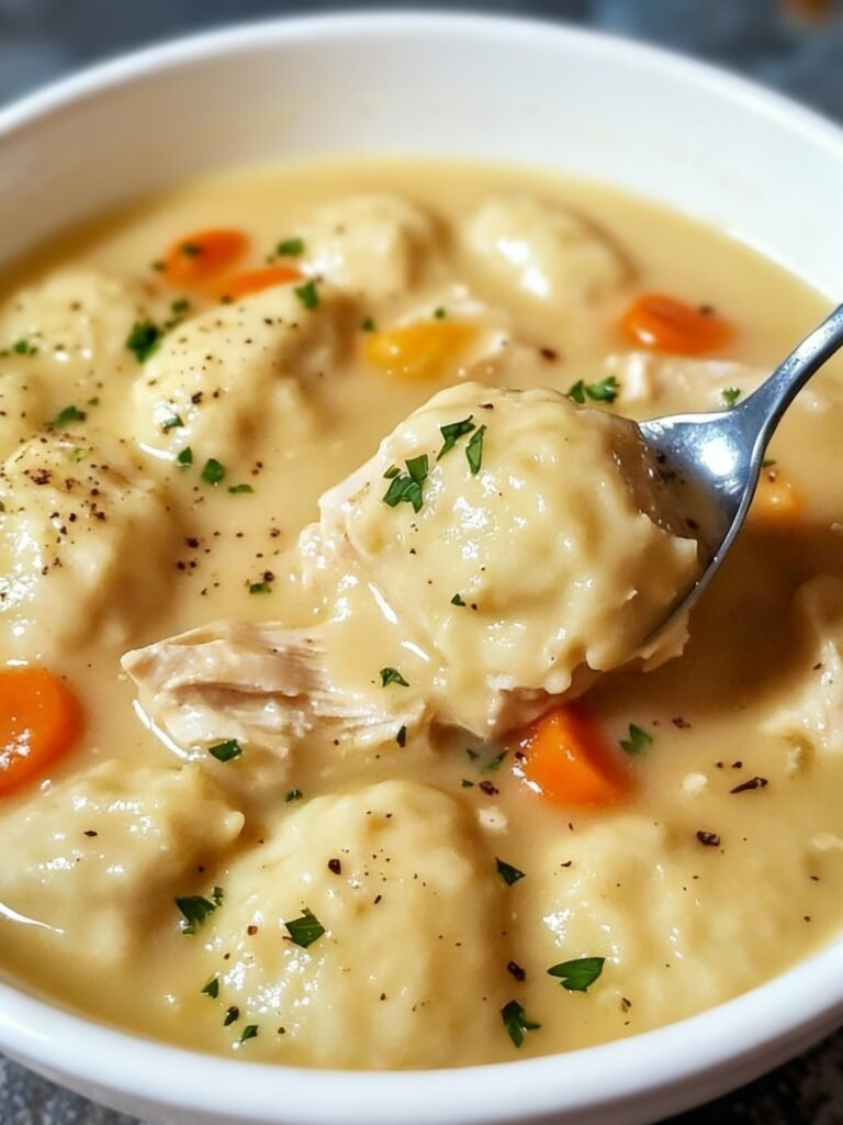 Old-Fashioned Chicken and Dumplings Recipe