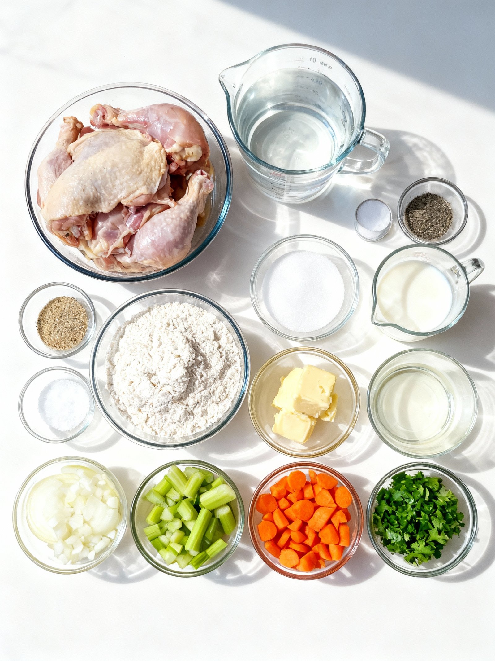 Chicken and Dumplings ingredients