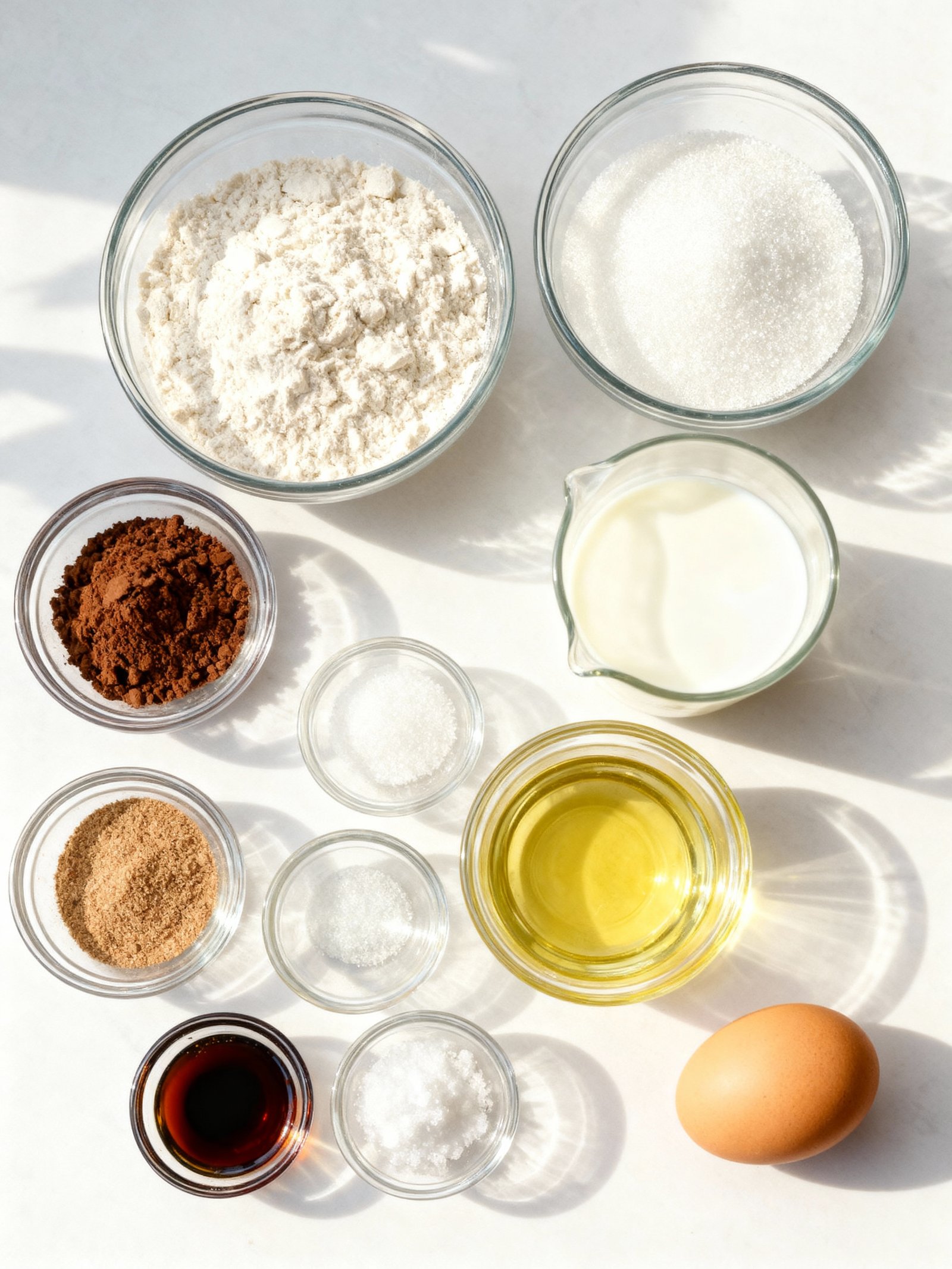 Chocolate Cupcake Recipe ingredients