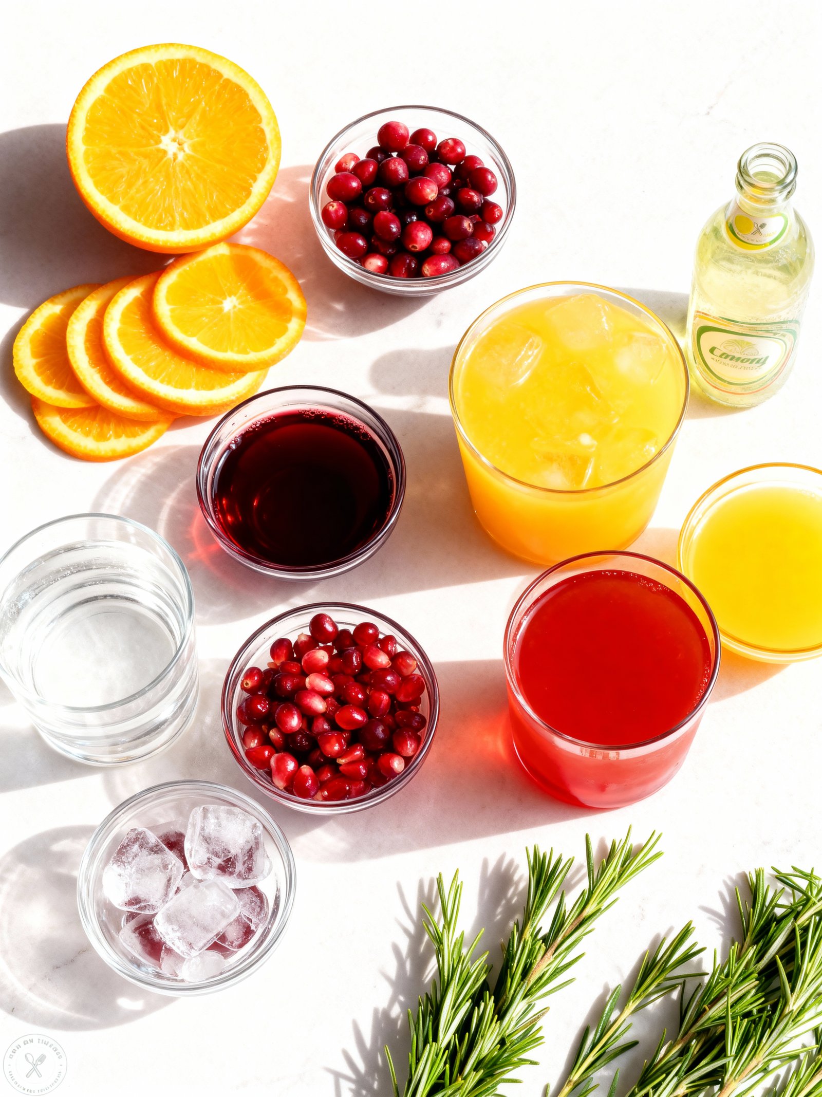 Christmas Punch ingredients