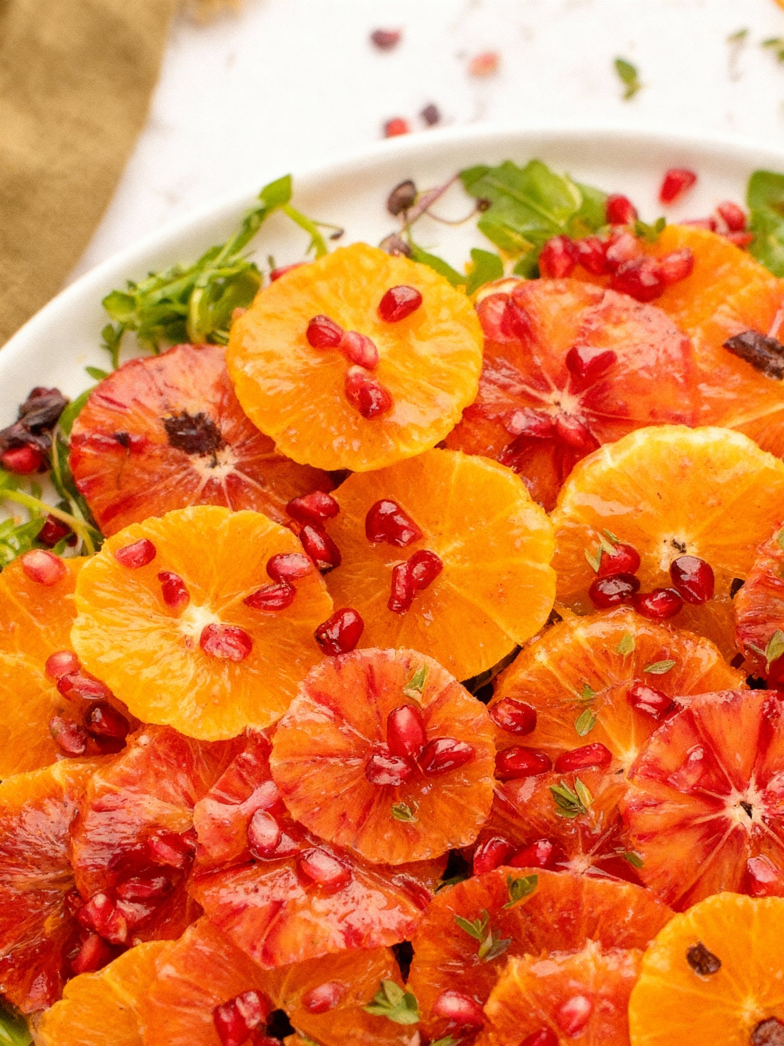 Citrus Salad with Tangy Dressing finished