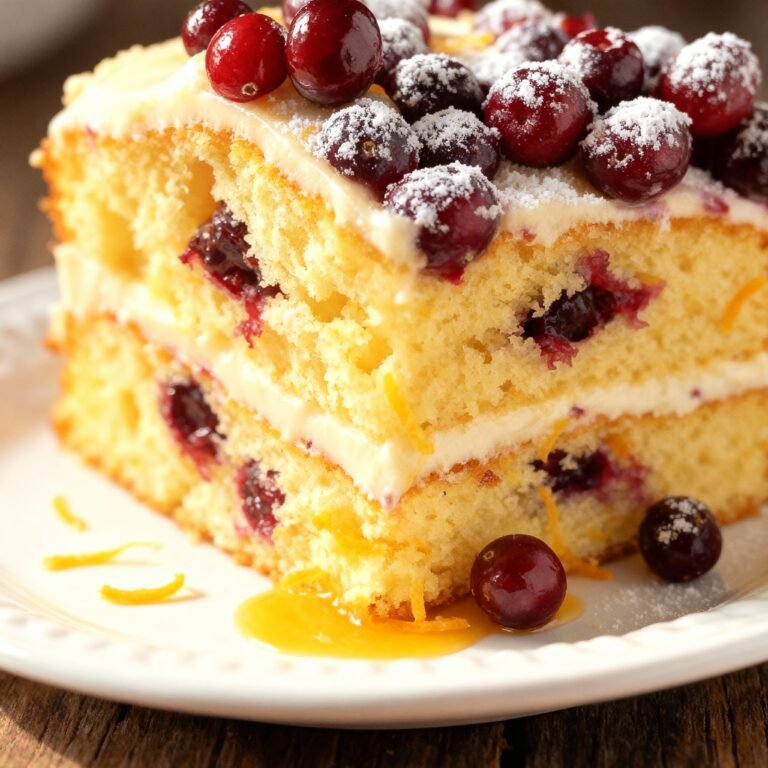 Cranberry Orange Cake Recipe