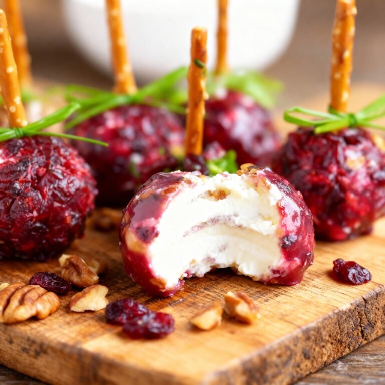 Cranberry Pecan Goat Cheese Balls Recipe