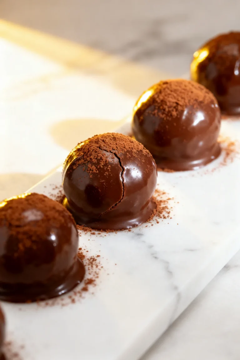 Chocolate Amaretto Truffles