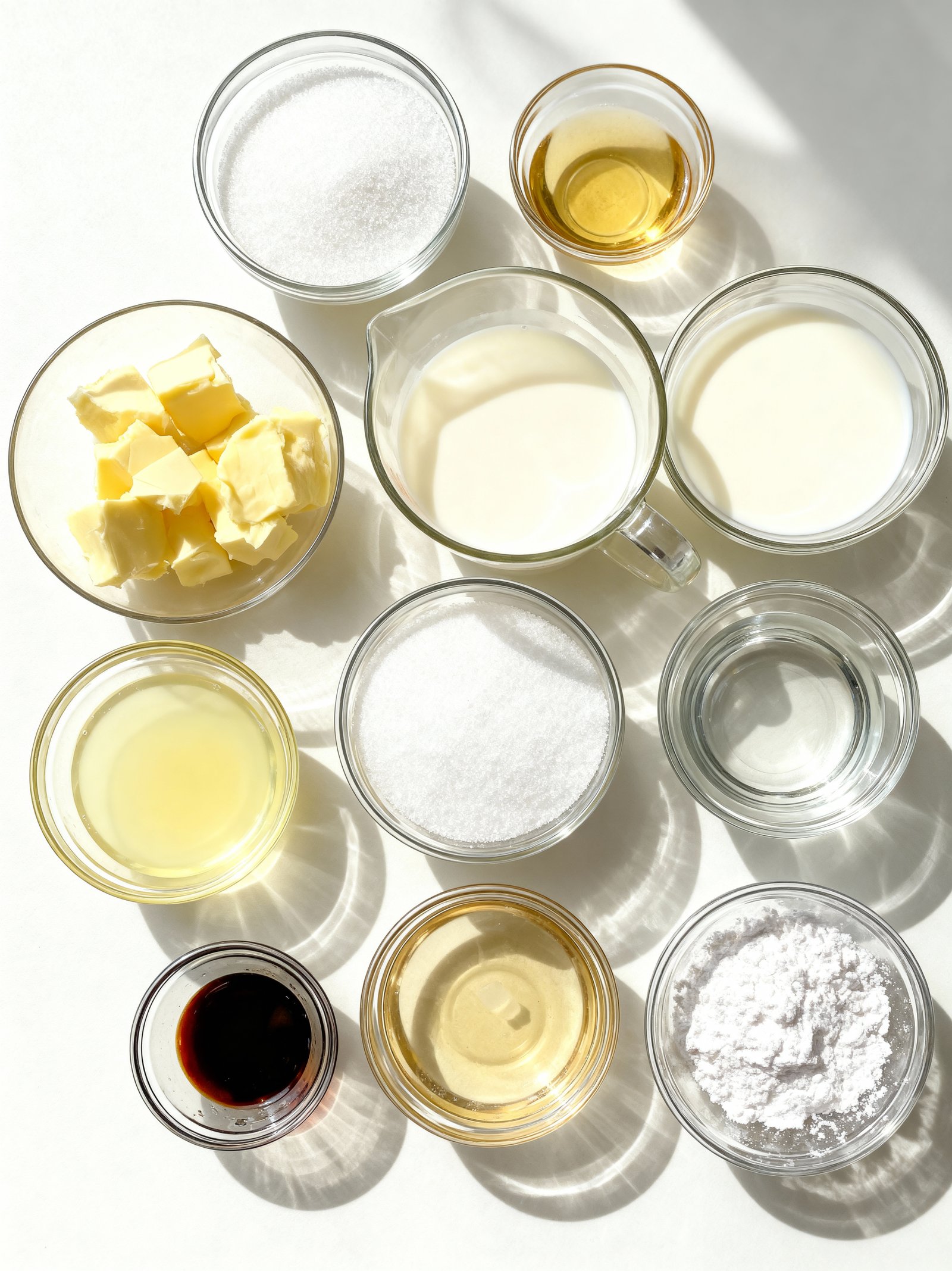 Creamy Caramel Marshmallow Cups ingredients