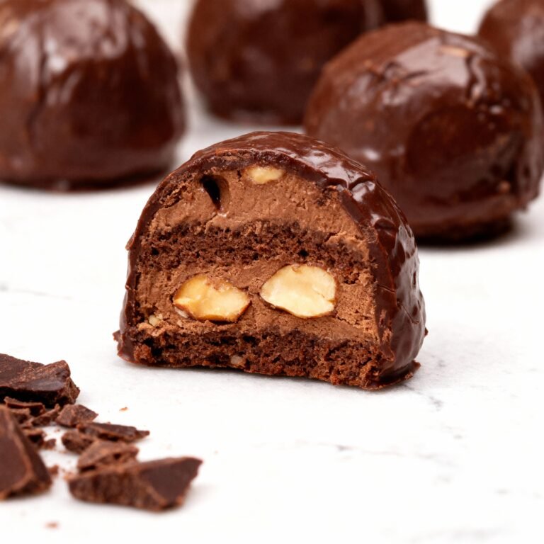 Chocolate Truffles with Hazelnut Ganache Recipe