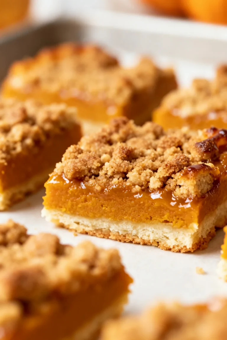 Pumpkin Pie Crumble Bars
