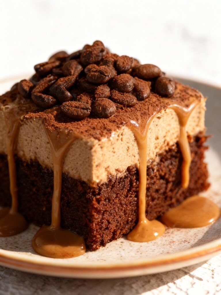 Mocha Poke Cake Recipe