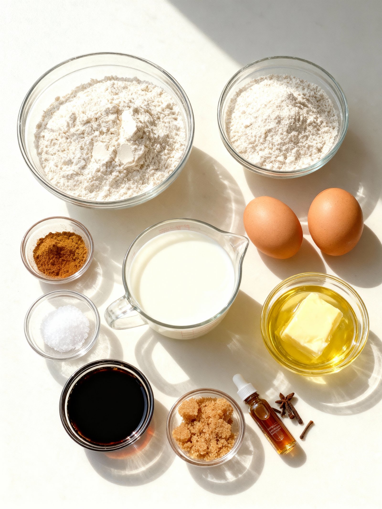 Gingerbread Pancakes ingredients