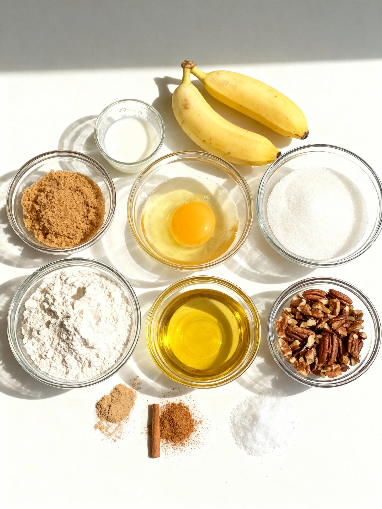 Gooey Banana Pecan Caramel Cake ingredients