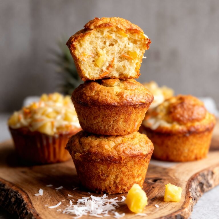 Hawaiian Pineapple Carrot Muffins Recipe