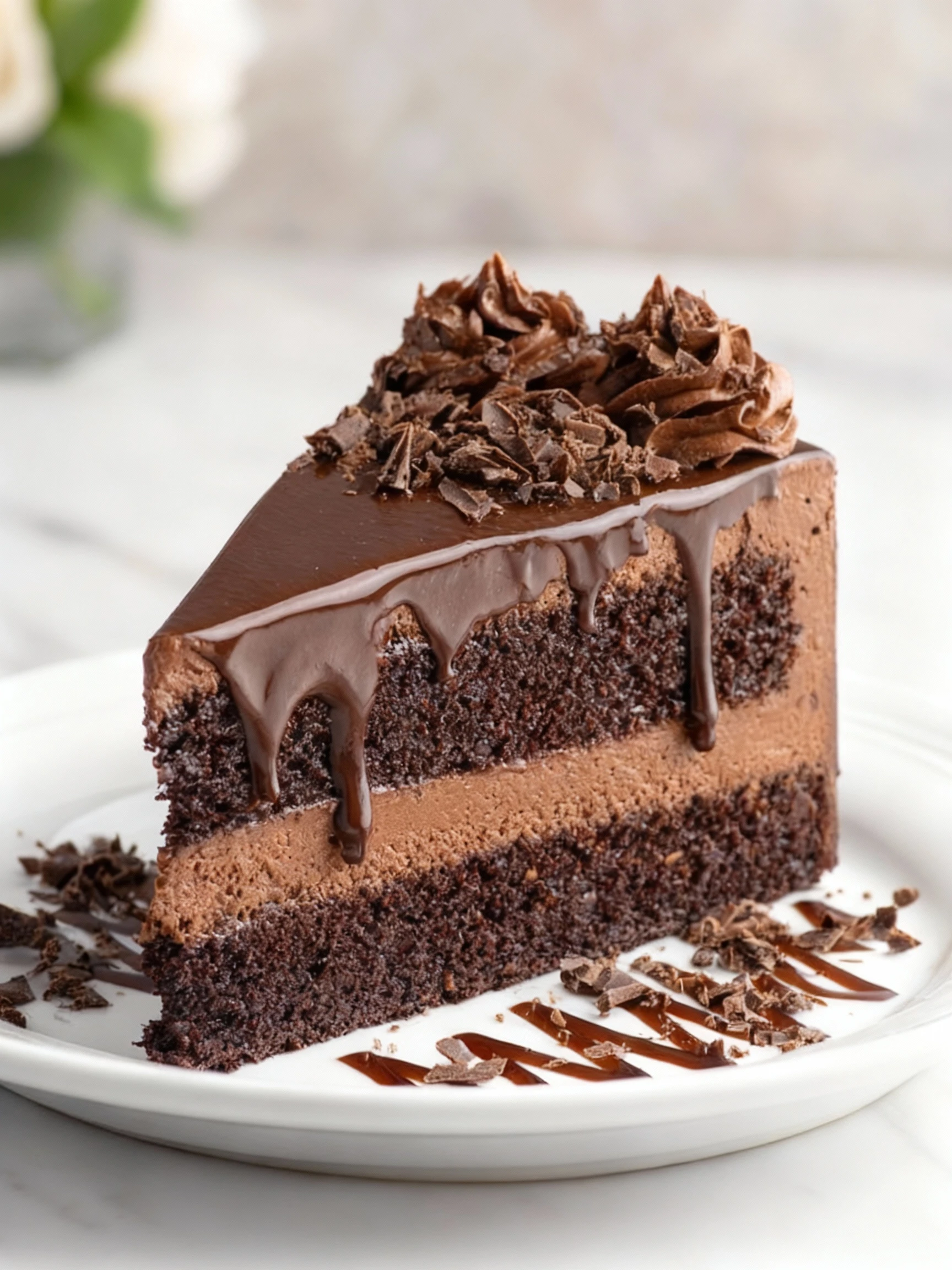 Hershey Chocolate Cake finished