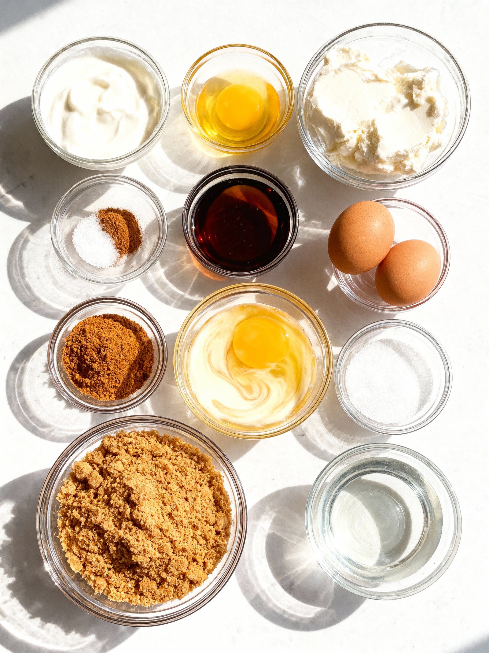 Homemade Churro Cheesecake Recipe ingredients