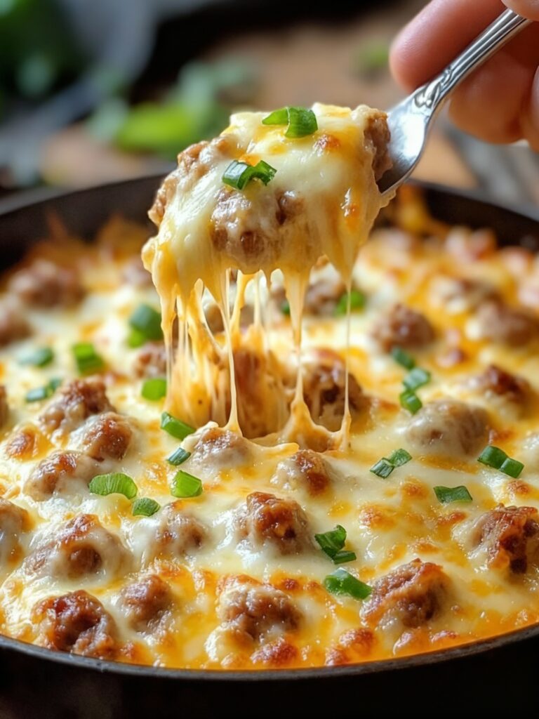 Hot Sausage Beer Cheese Dip Recipe