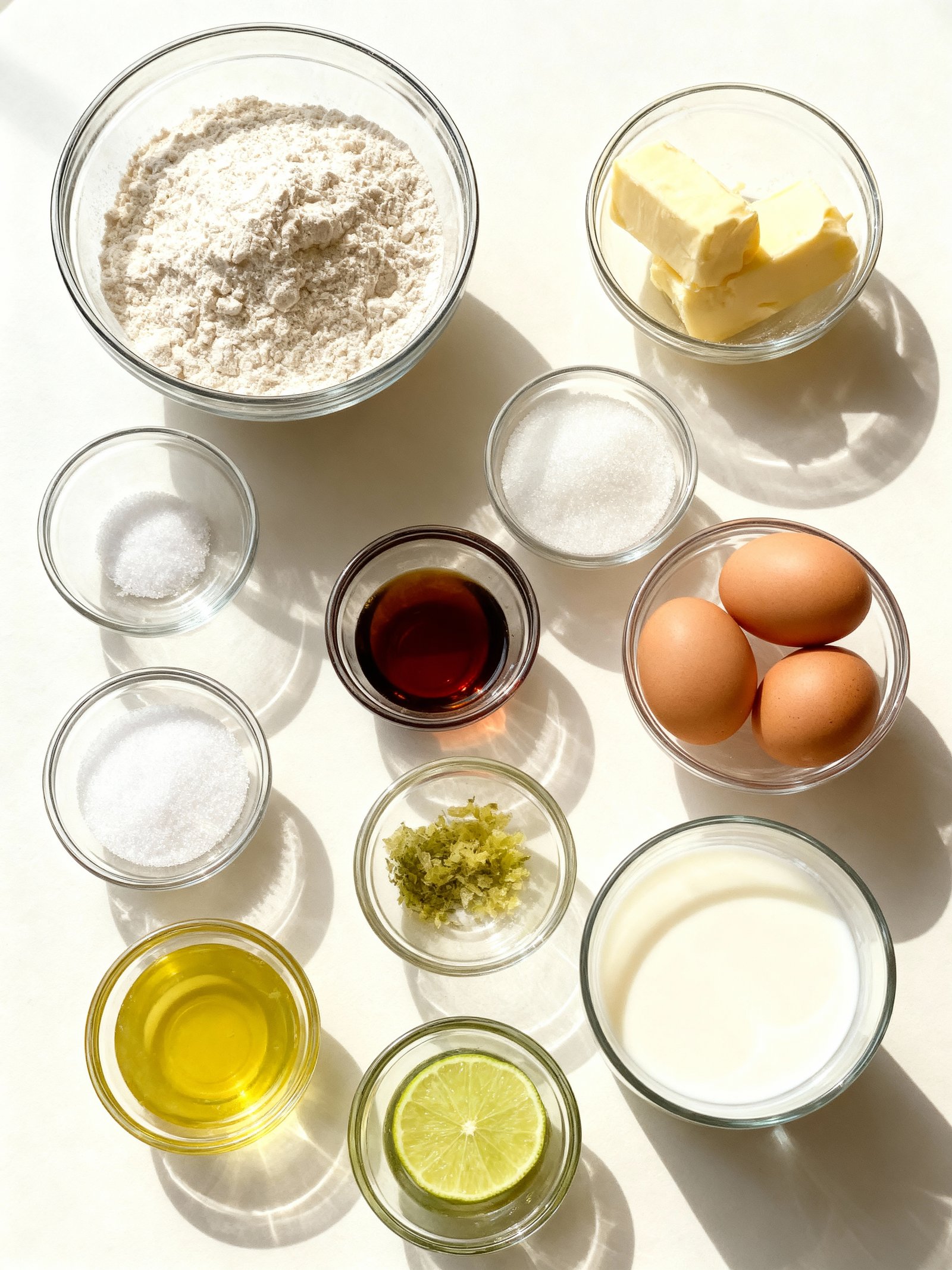 Key Lime Cake ingredients