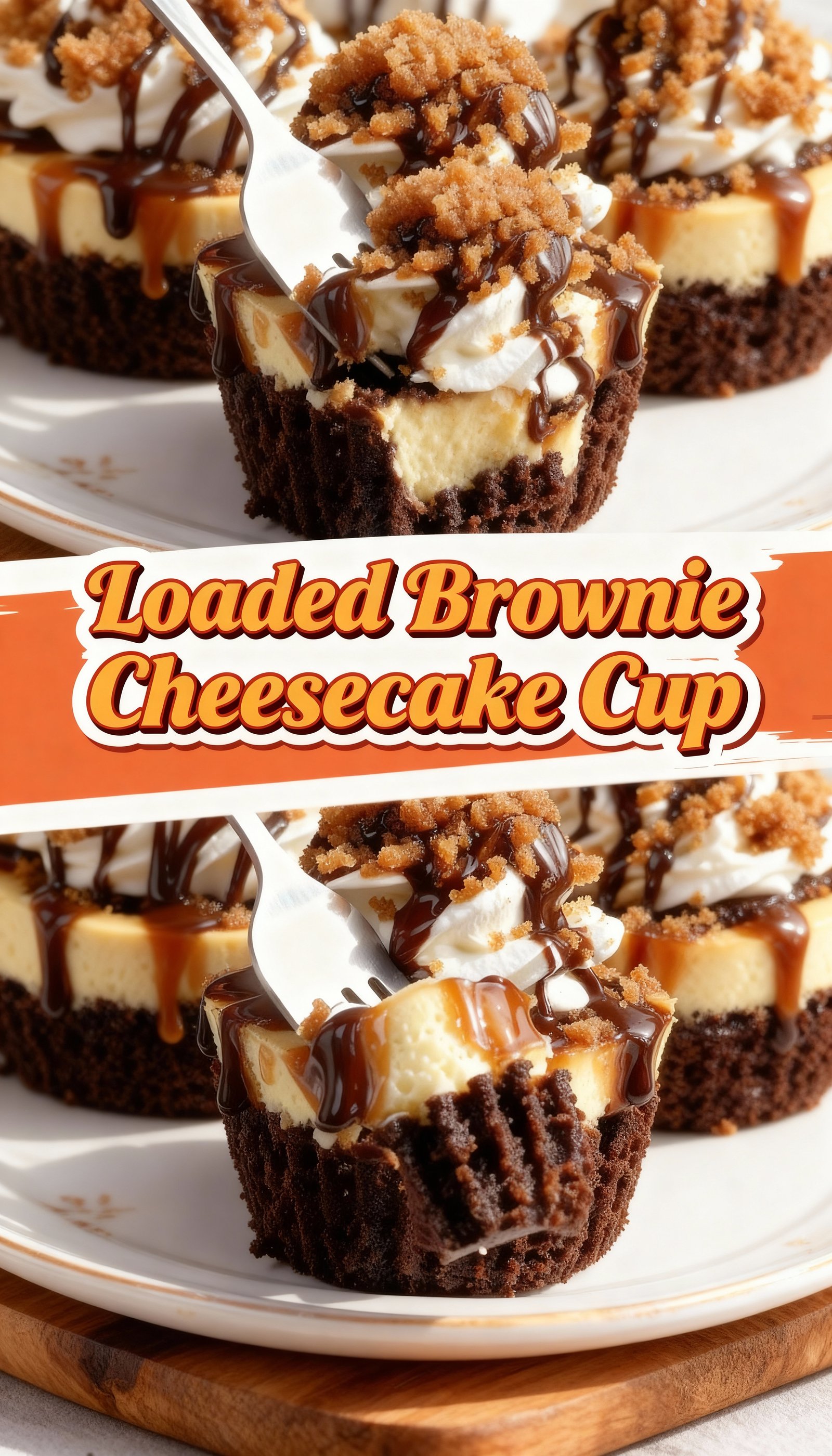 Loaded Brownie Cheesecake Cup finished