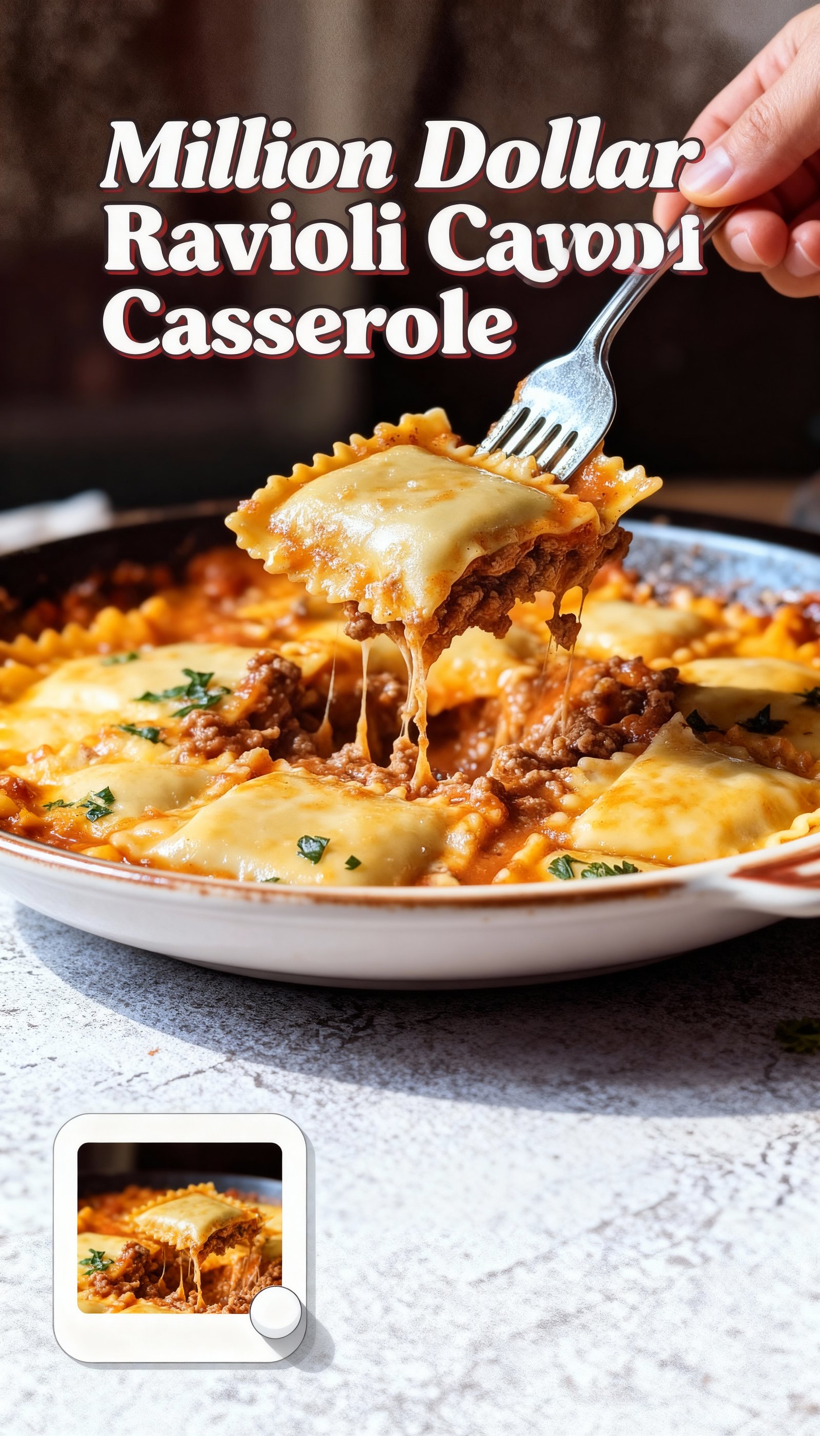 Million Dollar Ravioli Casserole finished