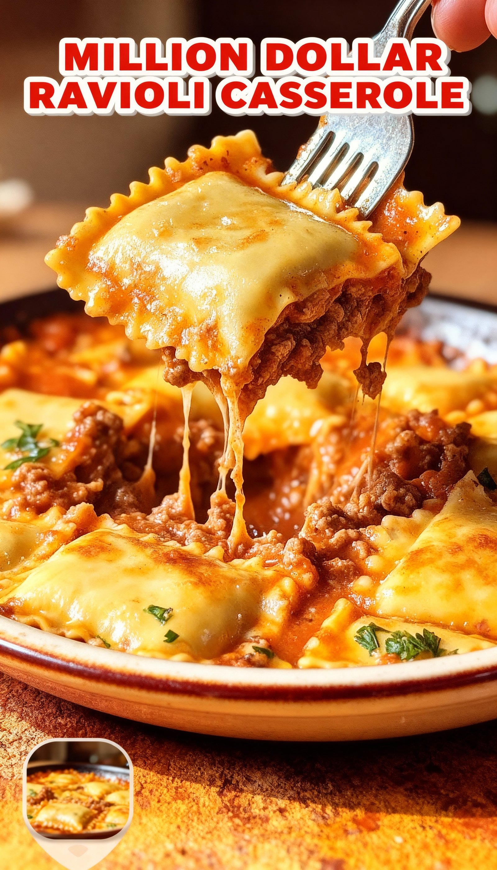 Million Dollar Ravioli Casserole finished