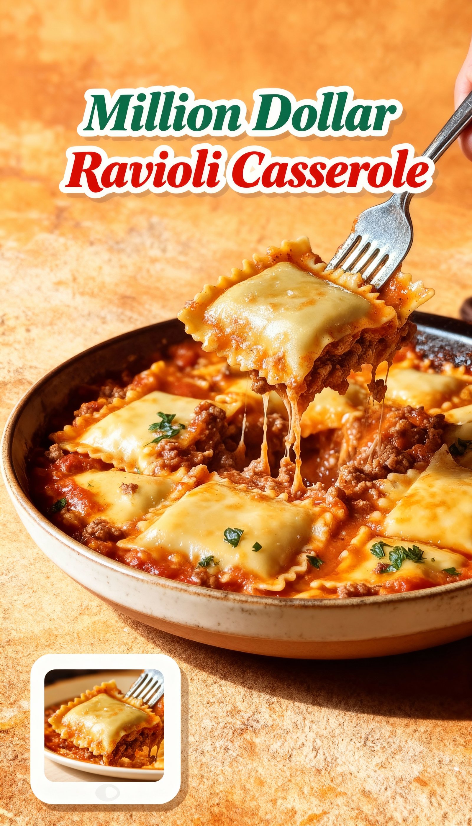 Million Dollar Ravioli Casserole finished