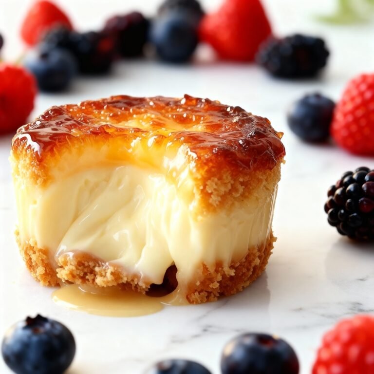 Mini Creme Brulee Cheesecakes Recipe