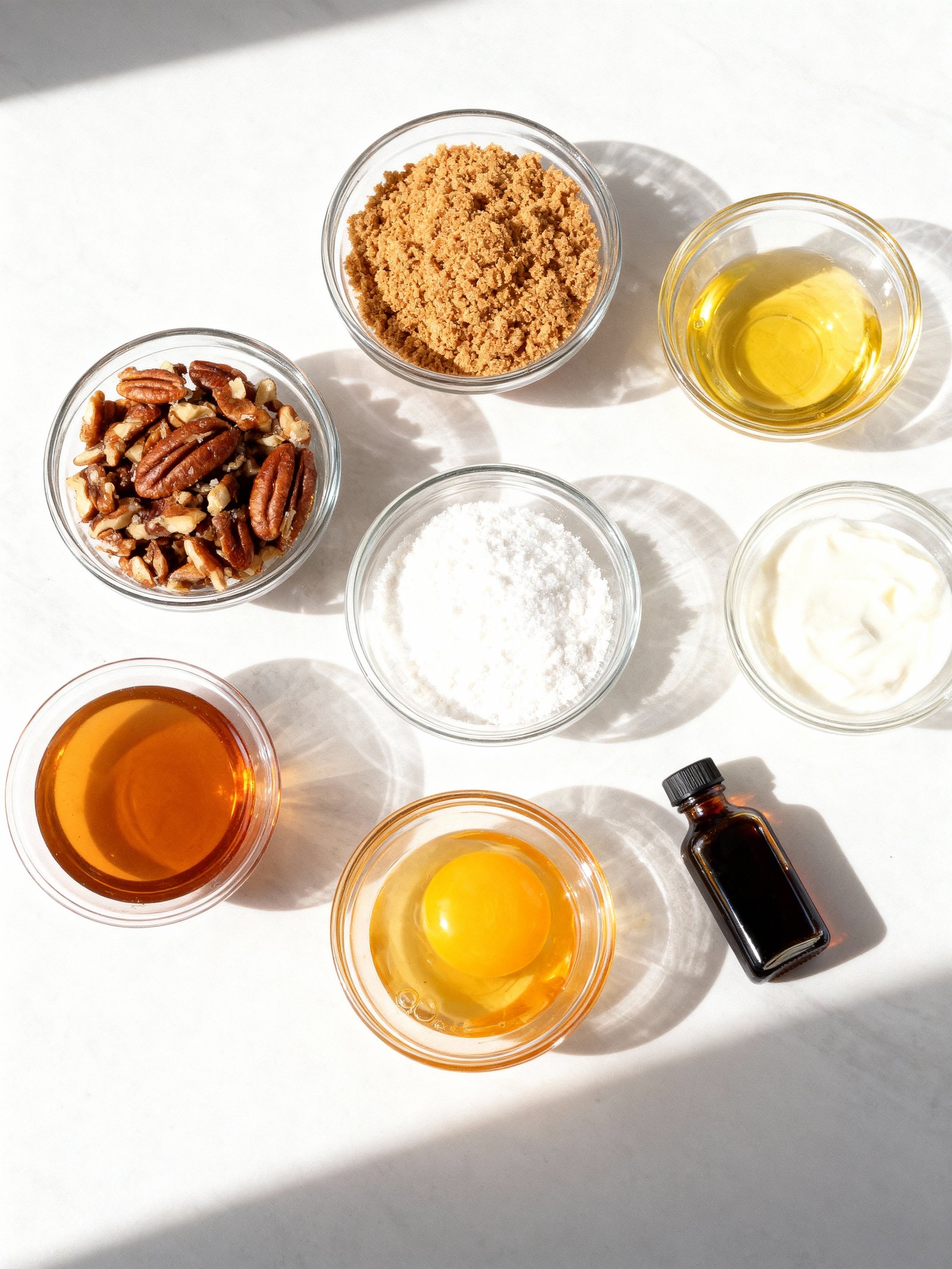 Mini Pecan Pie Cheesecakes ingredients