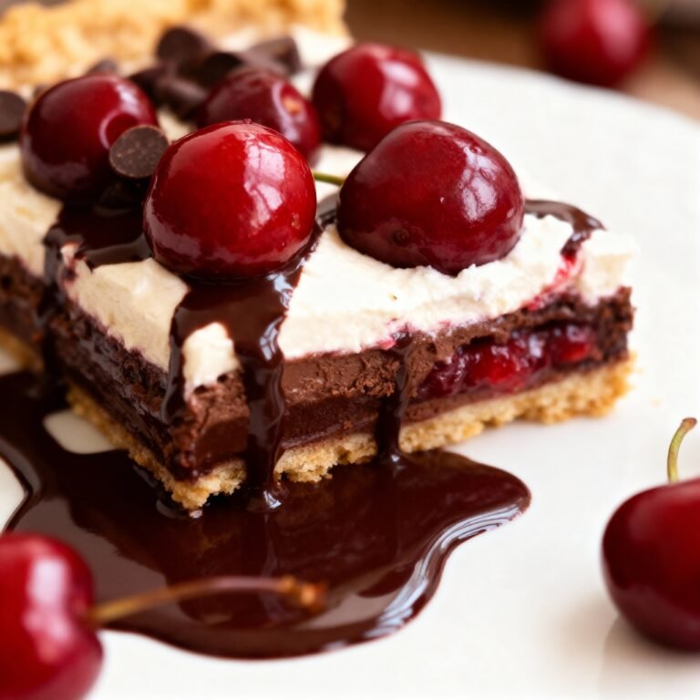 No Bake Chocolate Cherry Pie Recipe