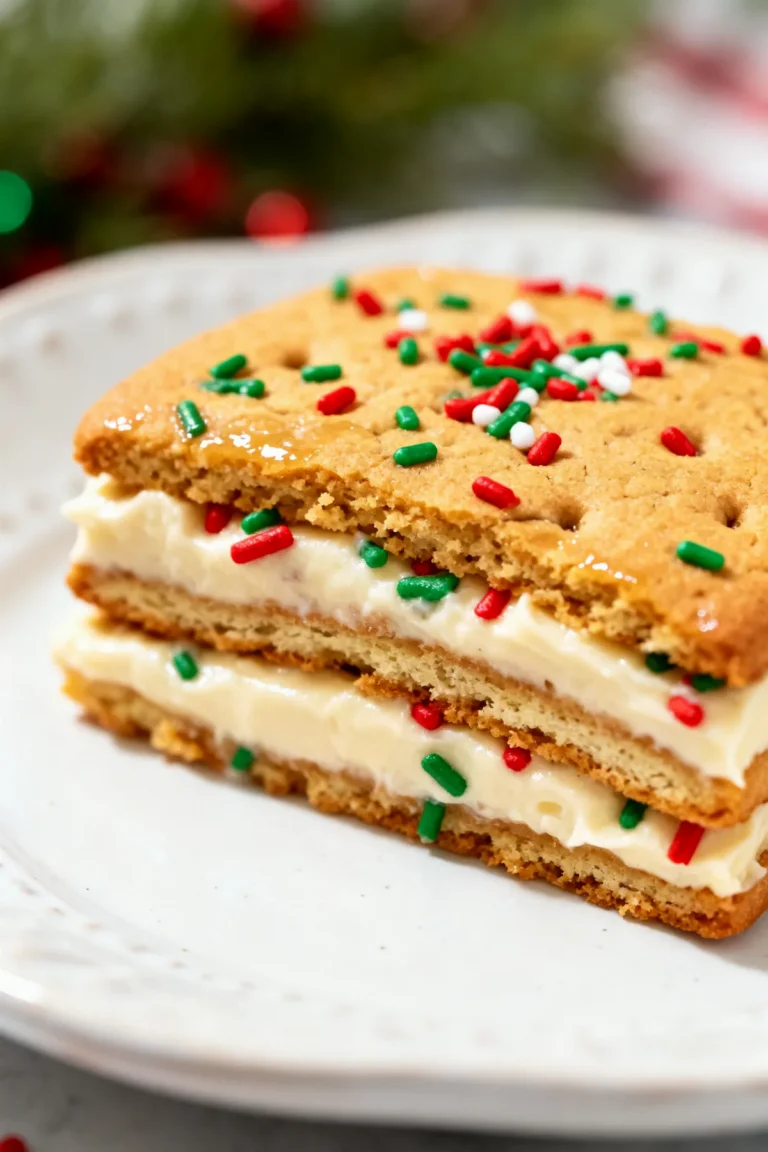Christmas Cookie Lasagna