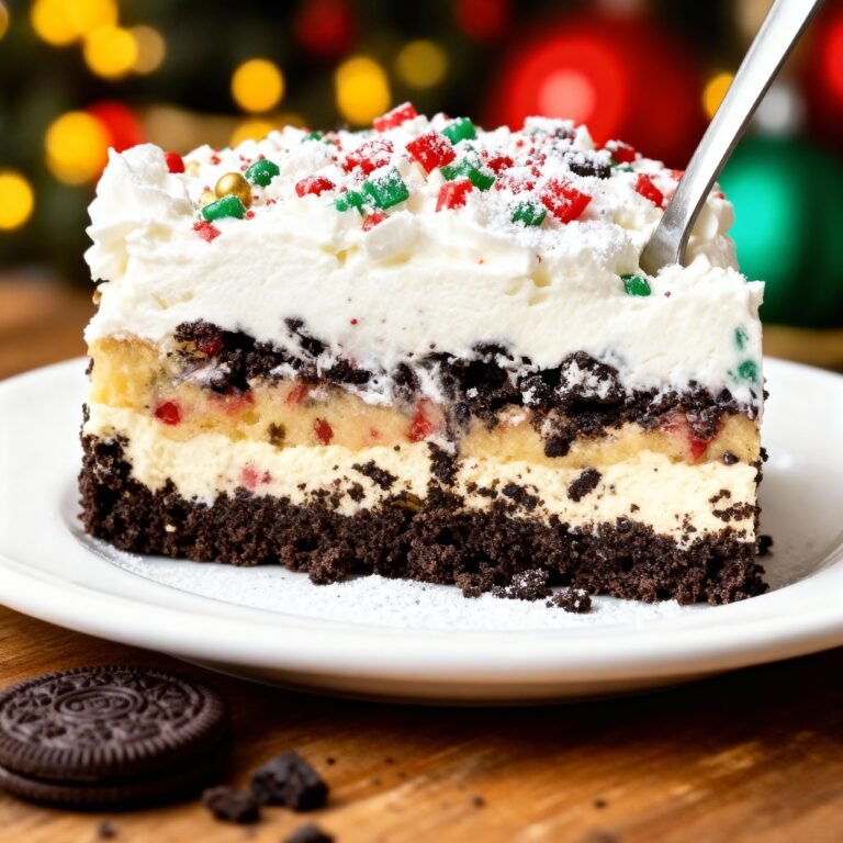 No Bake Christmas Cookie Lasagna Recipe