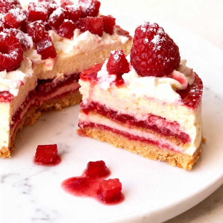 No Bake Mini Lemon Raspberry Cheesecakes Recipe