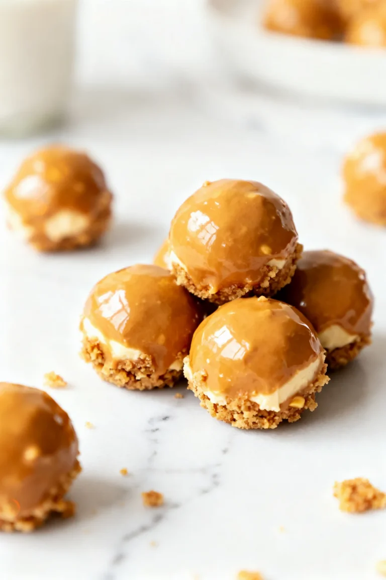 No Bake Peanut Butter Cheesecake Balls