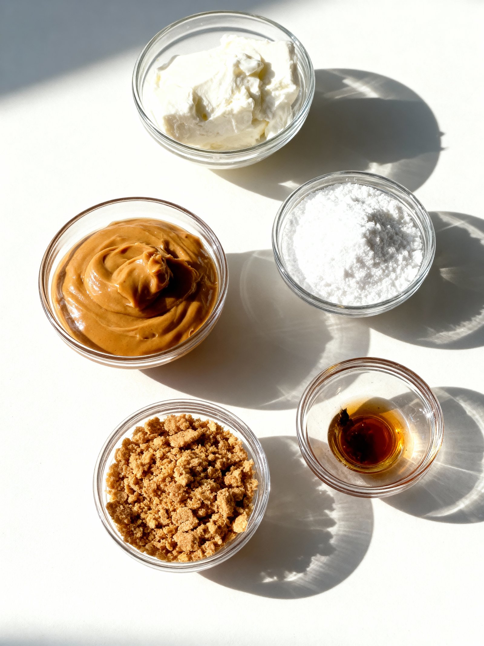 No Bake Peanut Butter Cheesecake Balls ingredients