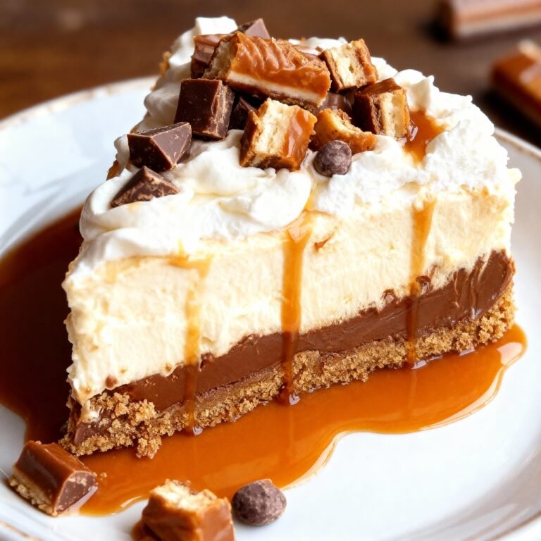 No Bake Twix Cheesecake Recipe