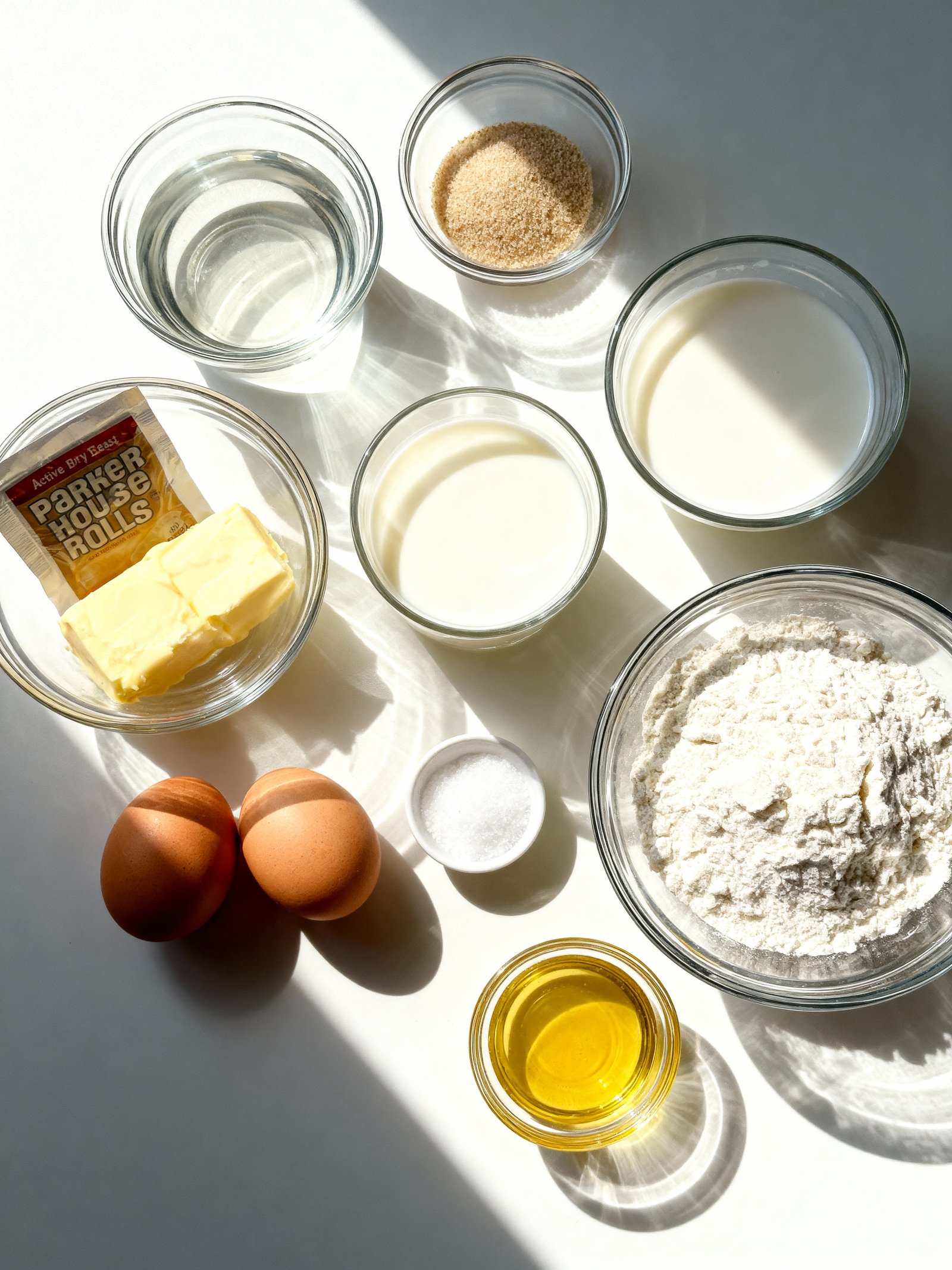 Warm, buttery and soft enough to melt in your mouth. These Parker House Rolls are a must-have for Thanksgiving, Christmas, or any holiday dinner. ingredients